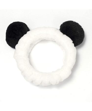 2PCs Panda Ear Hair Bands for Women & Girls - Stylish Makeup & Shower Accessories (Black & Gray) - Buy Online on GoSupps.com