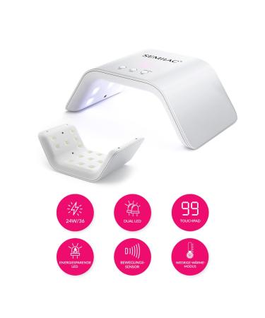 Buy Semilac UV LED Lamp 24W/36 - Fast International Shipping | Perfect for Gel Nails - Buy Online on GoSupps.com