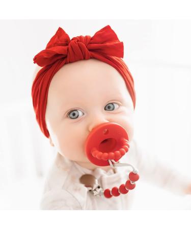Ryan & Rose Cutie PAT Pacifier Teether (Stage 1  Red) - Buy Online on GoSupps.com