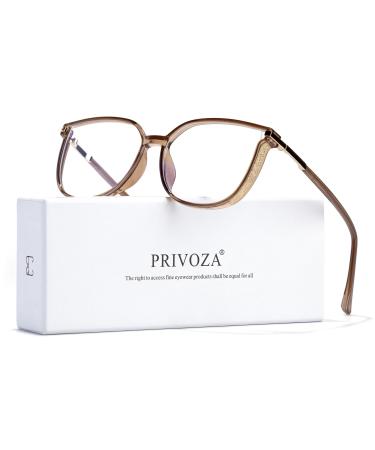 Medium Cat-eye Blue Light Glasses for women TR90 Computer Reading/Game/Mobile Phone Glasses Blue Light Blocking Glasses Fashion Woman Glasses(Champagne)