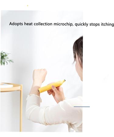 Bite Relief Stick - Fast Anti-Itch Pen for All Ages | Banana-Shaped Itch Relief - Effective Relief from Bites - Buy Online on GoSupps.com