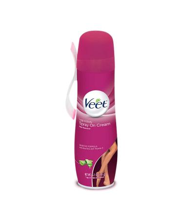 VEET 3 in 1 Hair Removal Cream Spray | Sensitive Formula with Aloe Vera and Vitamin E | Pack of 5 - Buy Online on GoSupps.com