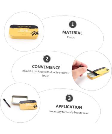 Beavorty Lip Stain Set Brow Wax 2 Pcs Eyebrow Styling Soap Practical Durable Makeup Tool Eyebrow Styling Cream for Women Ladies Soap Brows Clear Brow Wax - Buy Online on GoSupps.com