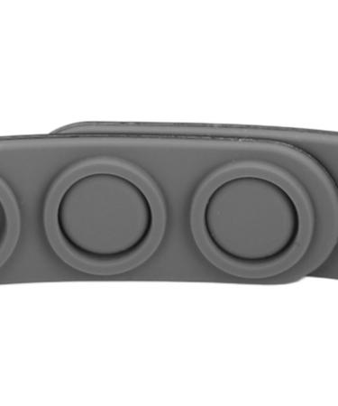 Customizable Black Silicone Anti-Static Bracelet - Versatile Easy to Use & Negative Ion Technology - Buy Online on GoSupps.com