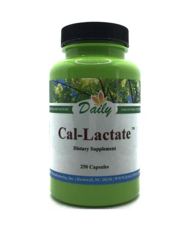 Daily's Calcium Lactate (250 Vegetarian Capsules)