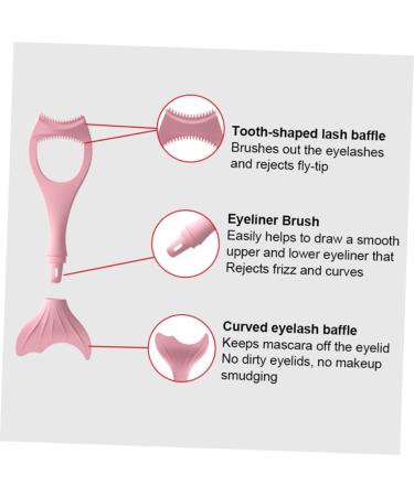 NOLITOY 4 Pcs Eyeliner Kit Silicone Molds Mascara Tools Makeup Aids Lipstick Makeup Tool Pads Protection - Buy Online on GoSupps.com