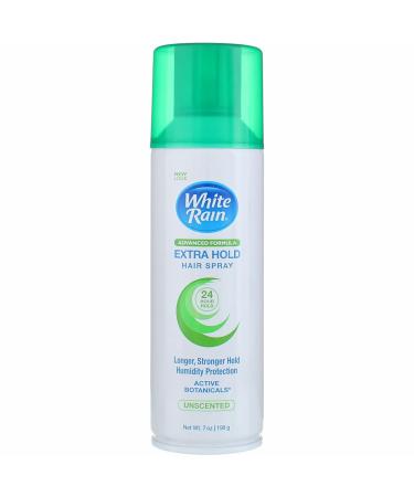 White Rain Aerosol Hairspray Unscented  Extra Hold 7 oz