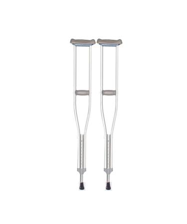 LINYUES Crutches for Adults Underarm Handicapped Crutches/Canes for Handicapped Persons with Adjustable Length of 92-152 Cm Great for Travel or Work Dubbel -1