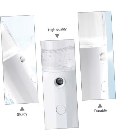 Baluue 1pc Hydrating Instrument Mist Sprayer Mini Mister Electric Face Facial Mister White Abs - Buy Online on GoSupps.com