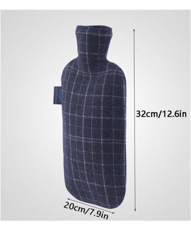 Ortoly 2L Large Hot Water Bottle - Scottish Style Classic Heat Pocket | Safe for Pain Relief & Relaxation - Buy Online on GoSupps.com