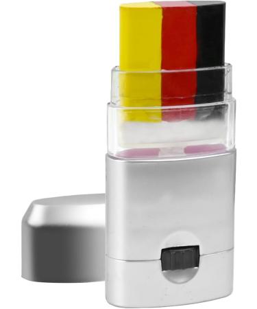  Xinhuju Face Paint Flag Black Red Yellow Face Paint Stick Makeup Pencils Color Eyes Black Eye for Sports Makeup Baseball Softball - Buy Online on GoSupps.com