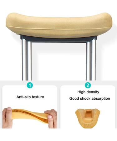 Medical Underarm Crutches Adjustable Crutches for Adults Aluminum Alloy Crutches with Underarm Pads and Handle Pads Height 5' 8''-6' 4'' 1 Pair (Size : 150cm/60inch) Anniversary Independence - Buy Online on GoSupps.com