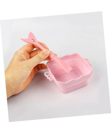 Beavorty 8 Pcs Cleanser of Makeup Brush Portable Brush Silicone Brush Cleaner Makeup Silicone Makeup Brush Makeup Brush Scrubber Ladies Suits Miss Silica Gel Cleaning Supplies Foldable - Buy Online on GoSupps.com