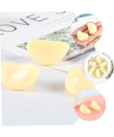Ciieeo 10pcs Garlic Clove Keychain Fake Vegetable Model Realistic Vegetable Props Food Fridge Magnet - Buy Online on GoSupps.com