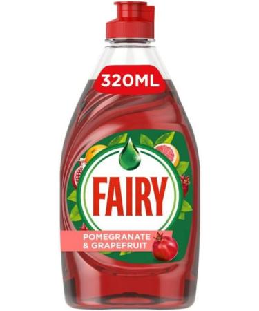 SAESR 3 Pack Variety Fairy Washing Up Liquid 320ml Bundle - Original Lemon Pomegranate and Grapefruit (Variety 3 Pack) - Buy Online on GoSupps.com