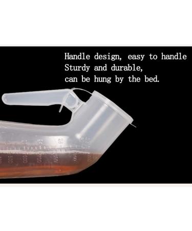 GRISDEPPD Urinal Men's Urinal 1000Ml Thick Plastic Men's Potty Bottle with Screw - Buy Online on GoSupps.com