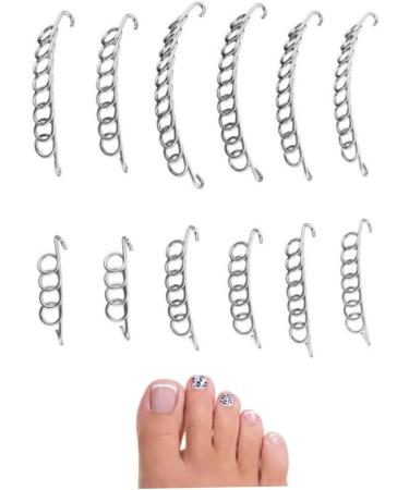 12 * Toenail Correction WireToenail Correction Wire Ingrown Toe Pedicure Tool Stainless Steel Toe Nail Recovery Corrector 12PCS - Buy Online on GoSupps.com
