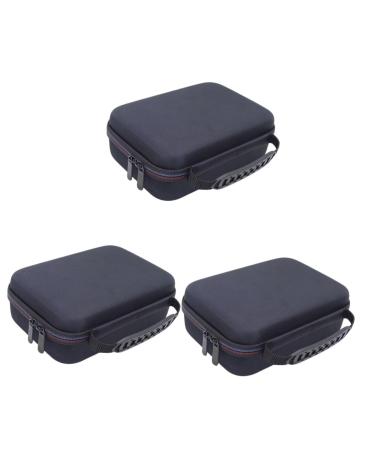 Minkissy 3st storage bag for hair cutter razor holder Eva razor case etui suitcase facial razor Light shaver holder men's shaver bag hair clip storage box storage box