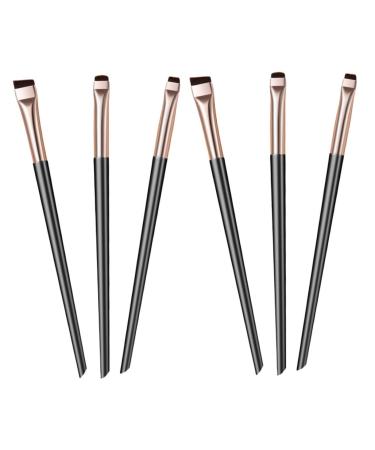 IWOWHERO 6pcs Eye Shadow Brush Makeup Brush Fine Precision Eyeliner Brush Eyeliner Brush for Women