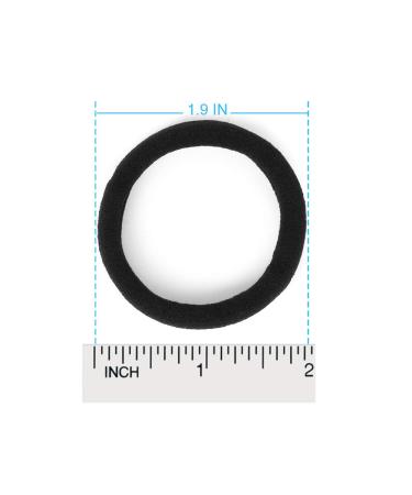 100pcs Black Hair Ties Elastic Bands for Women and Girls - VGAD - Buy Online on GoSupps.com