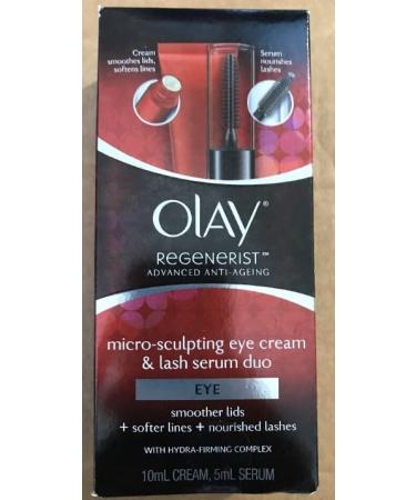 Olay Regenerist Micro-Sculpting Eye Cream And Lash Serum Duo 1 Kit  0.51 Ounc...