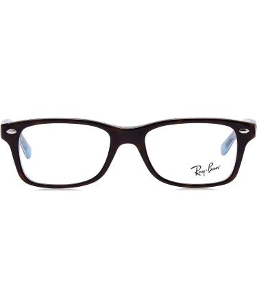 Ray-Ban Unisex Reading Glasses 46 - Brown Topo Havana & Havana Blue | Stylish Prescription Eyewear for Global Shipping - Buy Online on GoSupps.com