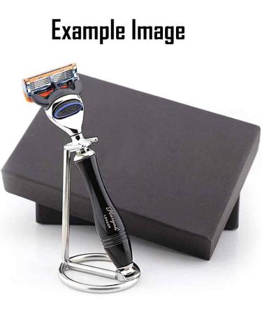Men's Razor Holder Stand - Stainless Steel Chrome Finish | Universal Fit | Durable & Stylish - Buy Online on GoSupps.com