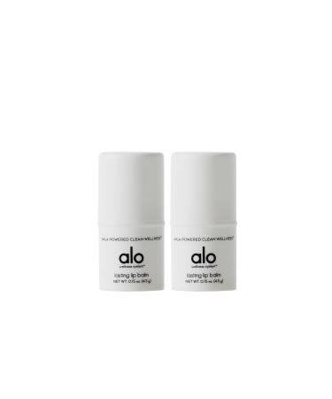 ALO Lasting Lip Balm | Vitamin C-Enriched | Instant Moisture and Hydration | Nourishing Formula Made with Aloe Cocoa Butter & Rosehip | Citrus Flavor | 0.15 oz | 2 Pack 0.15 Ounce (Pack of 2)