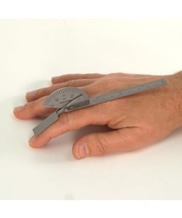 Saehan Stainless Steel Finger Goniometer 5.5 - Accurate Measurement Tool for Physiotherapy & Rehab | International Shipping Available - Buy Online on GoSupps.com