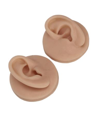 Silicone Ear Model for Display and Acupuncture Practice - Deep Skin Color - Buy Online on GoSupps.com