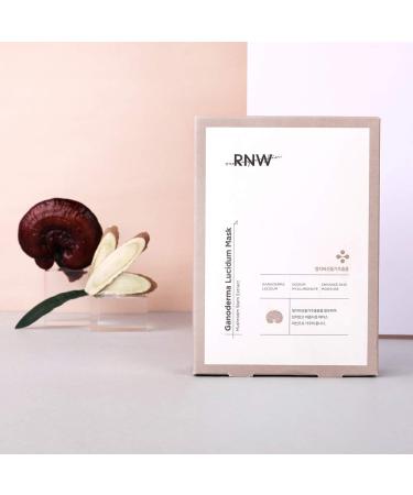 RNW Ganoderma Lucidum Face Mask (10 Sheets) - Korean K-Beauty Moisturizer & Elasticity Booster | International Shipping Available - Buy Online on GoSupps.com