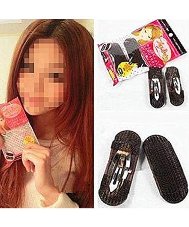 3 Pairs Black Fluffy Hair Clip Invisible Hair Root Pad Breathable Filling Princess Style Plug-in Press Hair Clip Decoration Accessories Beauty Tools For Girls Women - Buy Online on GoSupps.com