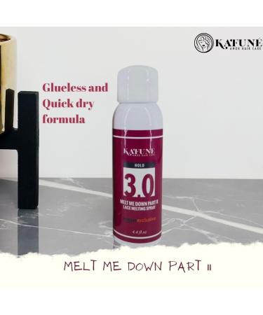 Melt Me Down Part II Lace Melting Wig Spray - Secure Hold for HD Swiss & French Lace Wigs - Ideal for Daily Use Lasts 1-5 Days Glueless - International Shipping Available - Buy Online on GoSupps.com