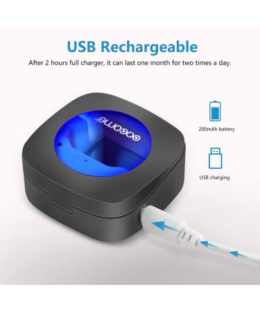 OOCOME Portable Deep UV Toothbrush Sanitizer Case Toothbrush Sanitizer Holder Organizer Case Toothbrush Cleaner Holder with Sticker free Punching for Travel and Family Use (2 Packs) - Buy Online on GoSupps.com