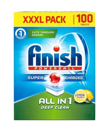 SKFinish All-In-One Lemon Dishwasher Tablets-1x100's