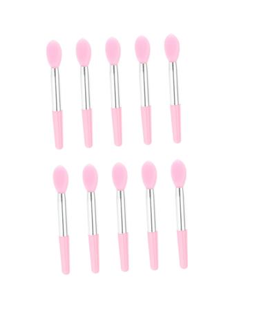 Beaupretty 20 Pcs lip spoon cosmetics brush Lip lipstick makeup brush makeup lip brush makeup beauty Eyeshadow Brush lip brush girl Foundation Brush Miss 5X0.7X0.5CMx2pcs Pinkx2pcs