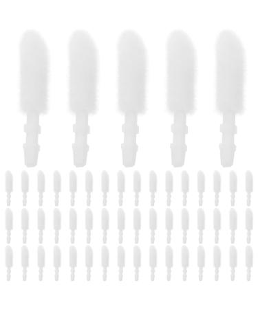 300Pcs Lip Brush Replacement Head Lip Gloss Lipstick Wands Makeup Eyebrow Replacement Tips for Home