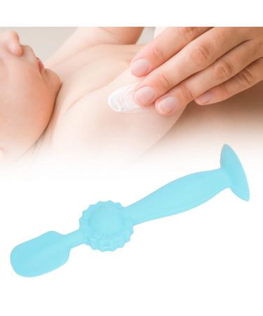 Baby Windle Cream Brush - Soft Silicone Diaper Cream Applicator with Suction Base | 15 cm Blue Spatula for Easy Baby Care - Buy Online on GoSupps.com