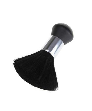 Beaupretty Neck Duster Brush Hair Removal Brush Barber Neck Duster Brush for Hairdressing (Black)