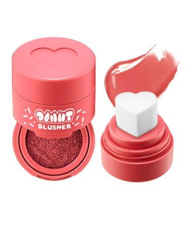 Stamp Liquid Blush Heart Shaped Applicator Long Lasting Natural Blush - 6 Colors for a Cute Three-Dimensional Look! (4)