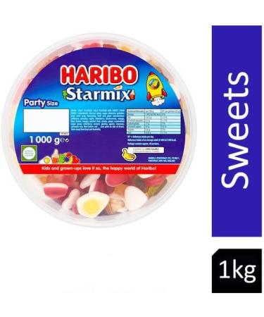 Haribo Starmix 3 x 1kg Resealable Tub Party Gift Favours. - Buy Online on GoSupps.com
