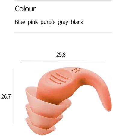 Ear Plugs 2 Pairs Of Sleep Earplugs Silent Earplugs Noise Filter Anti Noise Earplugs Loop Earplugs Canada(Gray) - Buy Online on GoSupps.com