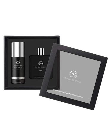 Th.e M.an Co.mpany Party Starter Kit Noir Body Perfume Set for Men | Premium Body Spray | Gift Kit For Men - Combo Pack for Him