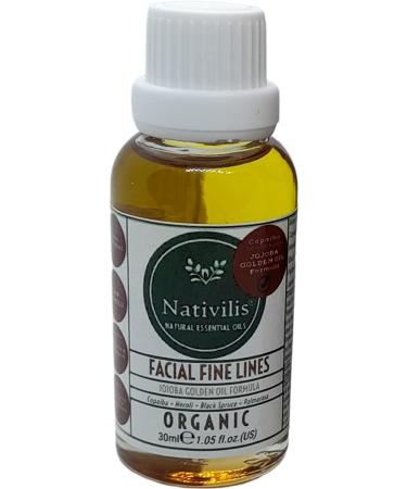 Native Natural Nativilis Organic Advanced Formula Jojoba Oil Serum Copaiba BetaCaryophyllene Moisturizing antiaging natural facial oil for fine lines and wrinkles black spruce palmarosa - Buy Online on GoSupps.com