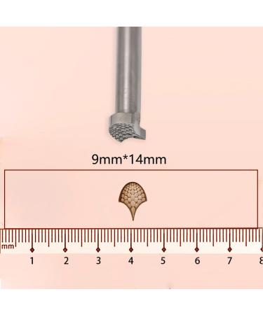 Singring Dragon Scale Stamp - Textured Grip Leather Stamping Tool | 304 Stainless Steel Carving Tool for Leathercraft - Buy Online on GoSupps.com