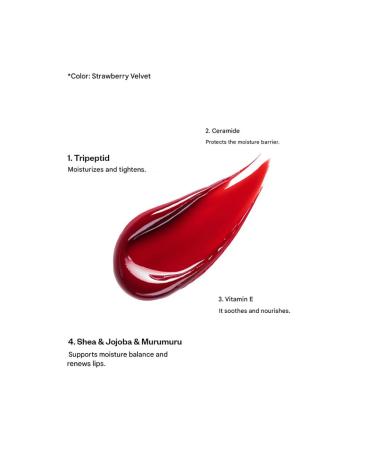Peptide and Ceramide Metal Tip Lip Balm Strawberry and Repairing Revitalizing Peeling Effect Lip Mask Vegan Moisturizing (1x13 ml +1x8 ml) Moisturizing - Buy Online on GoSupps.com