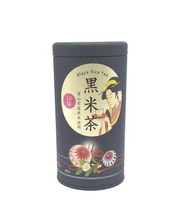 Roasted Black Rice Tea (10 tea bags in canister) Shipping from JAPAN