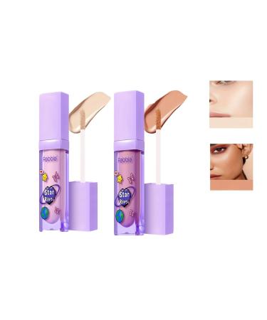 Moisturizing Concealer Stick Lightweight Full Coverage Long Lasting Conceals Corrects Hydrates Long-Wear Matte Finish Waterproof & Lightweight For All Skin 2 Pcs (0105)