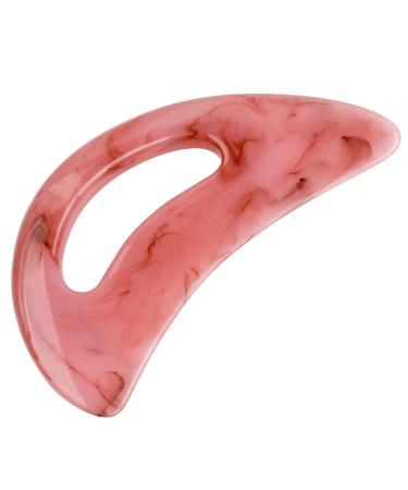 Cozlly Gua Sha Massager t Rosa Gua Sha Stein Harz full body Gua Sha Schaber Lymphdrainage Cellulite for legs back neck face muscles tension pain