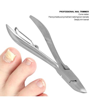 Stainless Steel Cuticle Nippers Thick Nail Trimmer for Paronychia Treatment - Buy Online on GoSupps.com